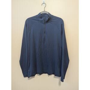 Rhone Men's 1/4 Zip Pullover Shirt Blue Lightweight Performance Men's Medium
